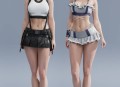 《最终幻想7：重生》蒂法新3D美图 大长腿+玉足太棒了