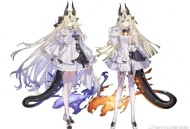 明日方舟：影法师绘制姐妹花童装造型你喜欢苇草还是香蕉姐