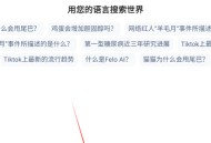 felo搜索