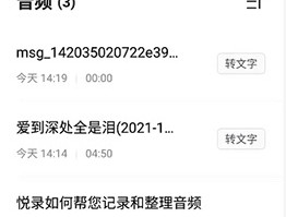 悦录语音转文字